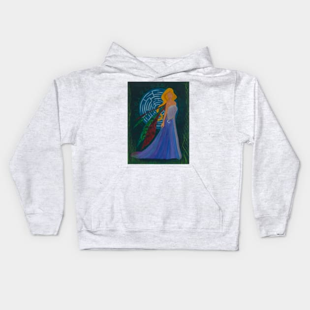 Cancer Fairy of the Zodiac Kids Hoodie by yousufi
